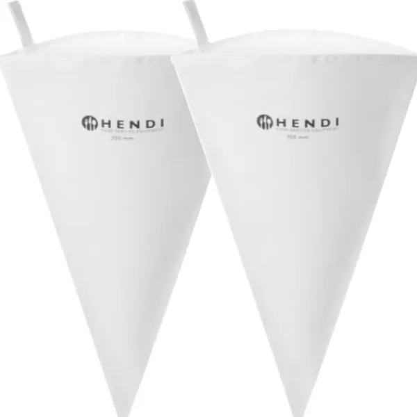 Sprøjteposer>Konditorpose til pynt og pynt, 35 cm, sæt med 2 - Hendi 550229