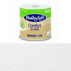 Økonomisk papirklud 176m 2 lag Bulkysoft Comfort afsværtet 1 rulle Hot
