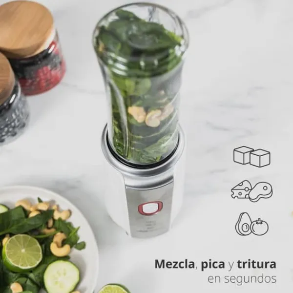 Kop-blender UFESA NUTRIFUSION 1200W 2B Hvid Sort 1200 W 500 ml Outlet