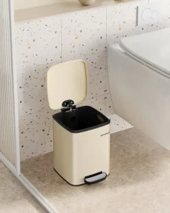 Skraldespande & Papirkurve>Kosmetikspand 6 liter sandbeige