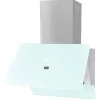 Emhætter>Kraftig emhætte i hvidt hærdet glas med LED-lys | Bredde: 600 mm | Udsugning: 720 m³/t