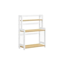 Krydderihylde med 3 niveauer – Pladsbesparende – Brun / Sort Clearance