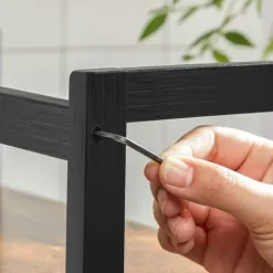Krydderihylde med 3 niveauer – Pladsbesparende – Brun / Sort Clearance