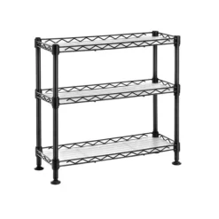 Krydderihylde med 3 niveauer sort, 40 x 15 x 39,5 cm Outlet