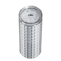 Krydderikværn, aluminium/keramik, diameter 4,5 x 12,5 cm, metallisk / Cilio Discount