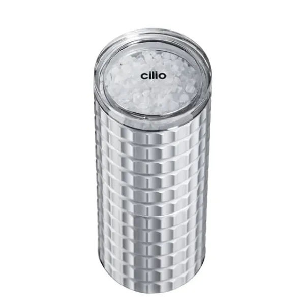 Krydderikværn, aluminium/keramik, diameter 4,5 x 12,5 cm, metallisk / Cilio Discount