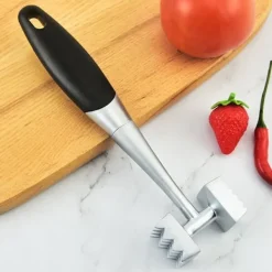 Köttmörning Dubbelsidig zinklegering Ergonomiskt gummihandtag Balanserad design Köttklubba för biff kycklingfisk Outlet