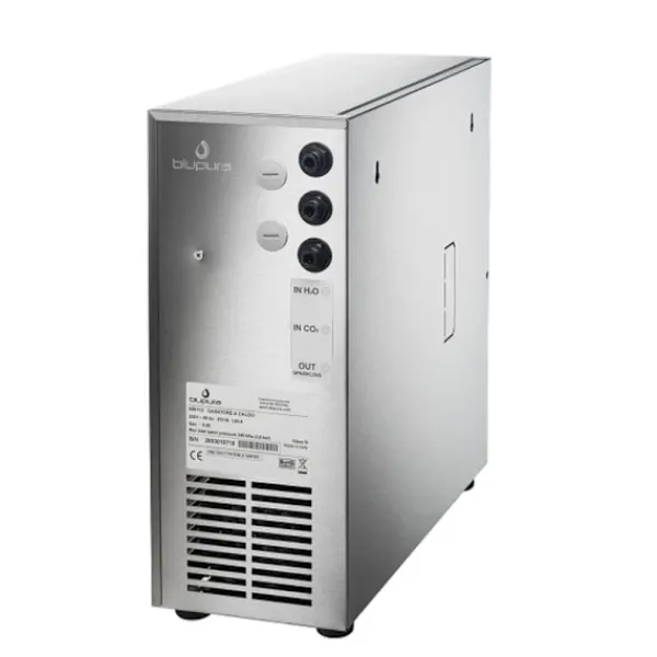 Kulsyremaskine, Sodavandsmaskine, Danskvandsmaskine, Vandkøler, Vandmaskine, Vandautomat, Vanddispenser, Drikkevandskølere, Carbonator - Blupura Sale