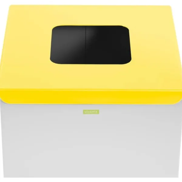 Kurvebeholder til sortering af affaldssorteringsaffald 60 l - metalplast Discount