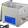 Ultralydsrenser>15L 60A Ultralydsrenser med varme 360W i rustfrit stål. Ideel til rengøring af briller, smykker, tandproteser og mønter.