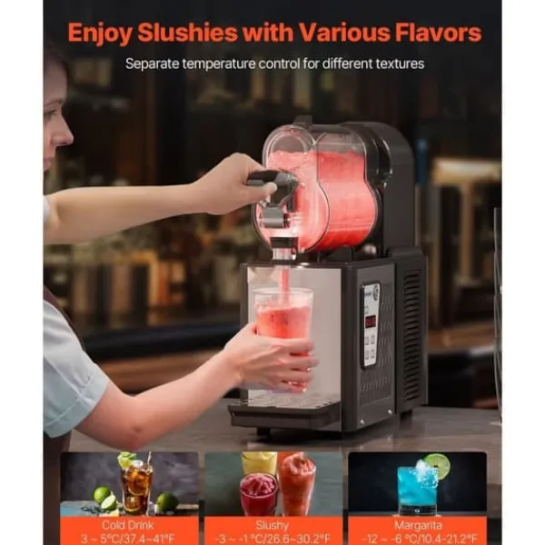 3L Kommerciel Slushy Maskine, Margarita Smoothie, Frossen Drik Maker, Hurtig Forberedelse, Perfekt til Fester og Arrangementer. Online