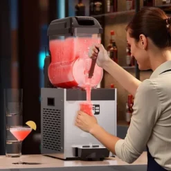 12L Kommerciel Slushymaskine, Margaritadrikke & Smoothies, hurtig frysefunktion, ideel til fester og begivenheder Discount
