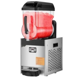 12L Kommerciel Slushymaskine, Margaritadrikke & Smoothies, hurtig frysefunktion, ideel til fester og begivenheder Discount