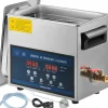 Ultralydsrenser>6L Ultralydsrenser med dualfrekvens og varme, perfekt til rengøring af smykker, dele, proteser og kredsløb. 28/40KHz.