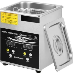 Ultralydsrenser>2L Ultrasonic Cleaner, Rensemaskine til Smykker i Rustfrit Stål, Effektiv Rengøring, Hurtig Resultater