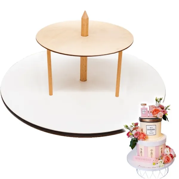 Serveringsfad & Skåle>2-lags kagefad 30/14 cm Brand4Cake