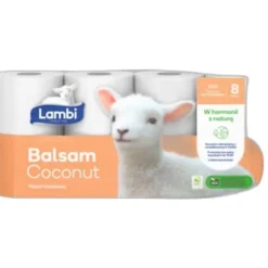 LAMBI Kokosbalsam Toiletpapir 3 lag 8x150 PEFC Best