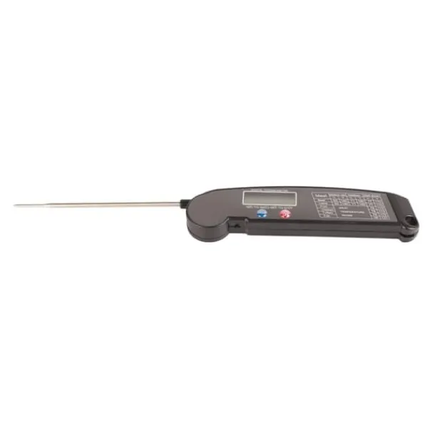 LCD digitalt madlavningstermometer med foldbar sonde køkken madlavning grill grill temperaturmåler Outlet