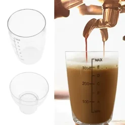 Läcksäker transparent PC-harpiks cocktailshaker mixer med vægtstangsværktøj (300 ml) Sale