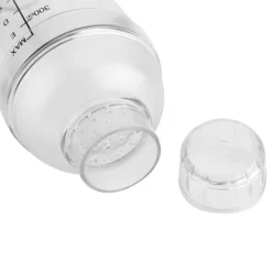 Läcksäker transparent PC-harpiks cocktailshaker mixer med vægtstangsværktøj (300 ml) Sale