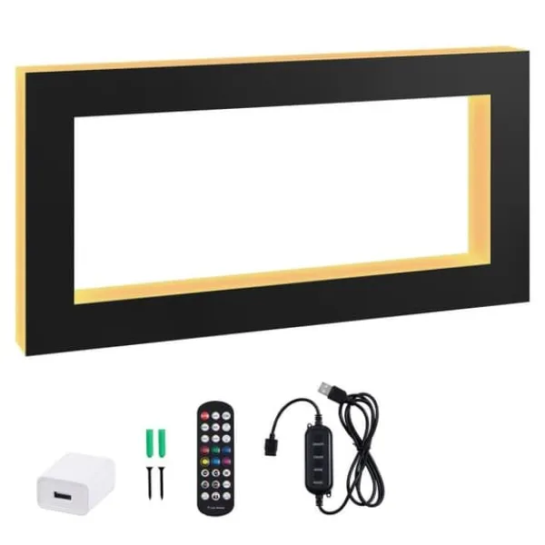 LED-lysende spiritusflaske displayhylde, barhylde, RF & app kontrol, 48 tommer, moderne design Hot