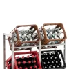 Vinflaskeholdere>Lennert 4-pak drikkevarekassestativ 31 x 47 x 75 cm