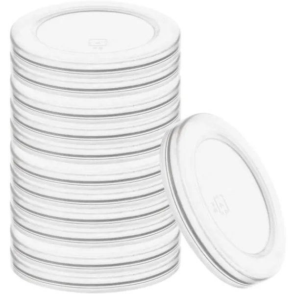Tilbehør Til Madopbevaring>Låg til yoghurtglas 6,2 cm 12 stk.