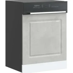 Opvaskemaskiner>Låge til opvaskemaskine - Betongrå frontpanel | Størrelse: 60x1,5x67 cm
