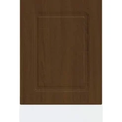 Låge til opvaskemaskine - Frontpanel i konstrueret træ | Farve: Brun egetræsfarve | Størrelse: 45x1,5x67 cm Outlet