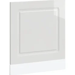 Opvaskemaskiner>Låge til opvaskemaskine - Hvid højglans | Størrelse: 60x1,5x67 cm
