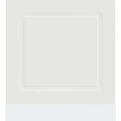 Låge til opvaskemaskine Kalmar i konstrueret træ | Farve: Hvid | Størrelse: 60x1,5x67 cm Clearance