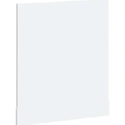 Låge til opvaskemaskine Kalmar i konstrueret træ | Farve: Hvid | Størrelse: 60x1,5x67 cm Clearance