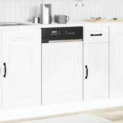 Låge til opvaskemaskine Kalmar - Hvid højglans | Størrelse: 45x1,5x67 cm Outlet