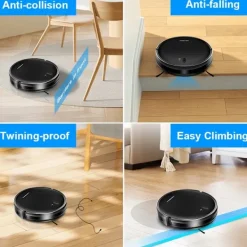 LIECTROUX L200 Robotstøvsuger – Støvsugning & Mopning, 4000 Pa, App-styring, 120 min Driftstid Hot