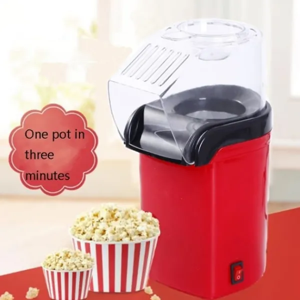 Popcornmaskiner>Lille Popcornmaskine. Pop popcorn helt uden at tilsætte olie/smør.