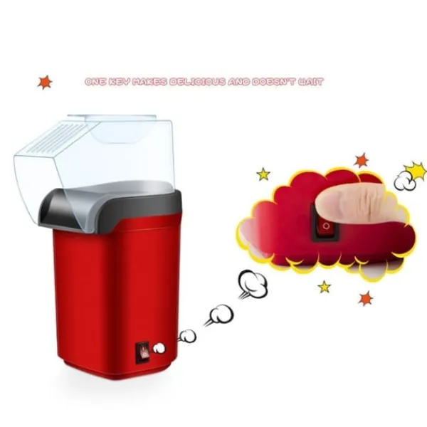 Popcornmaskiner>Lille Popcornmaskine. Pop popcorn helt uden at tilsætte olie/smør.