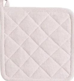 Grydelapper & Grillvanter>Linen & More 2 stk. grydelapper blød pink