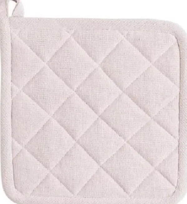 Grydelapper & Grillvanter>Linen & More 2 stk. grydelapper blød pink