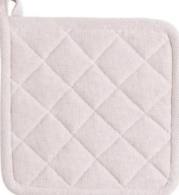 Grydelapper & Grillvanter>Linned med mere 2 grydelapper blød pink
