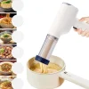 Pastamaskiner>Lollanda Lollanda 6-i-1 automatisk pastamaskine, elektrisk pastamaskine, håndholdt automatisk pastamaskine, ergonomisk design, nem at rengøre