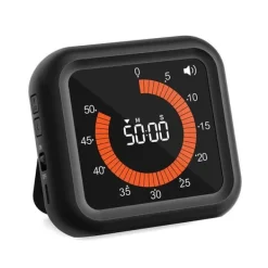 Lollanda Visual Timer 11 timer 59 minutter, Genopladelig Timer med Magnet & Stativ, Justerbar Lydstyrke Sale