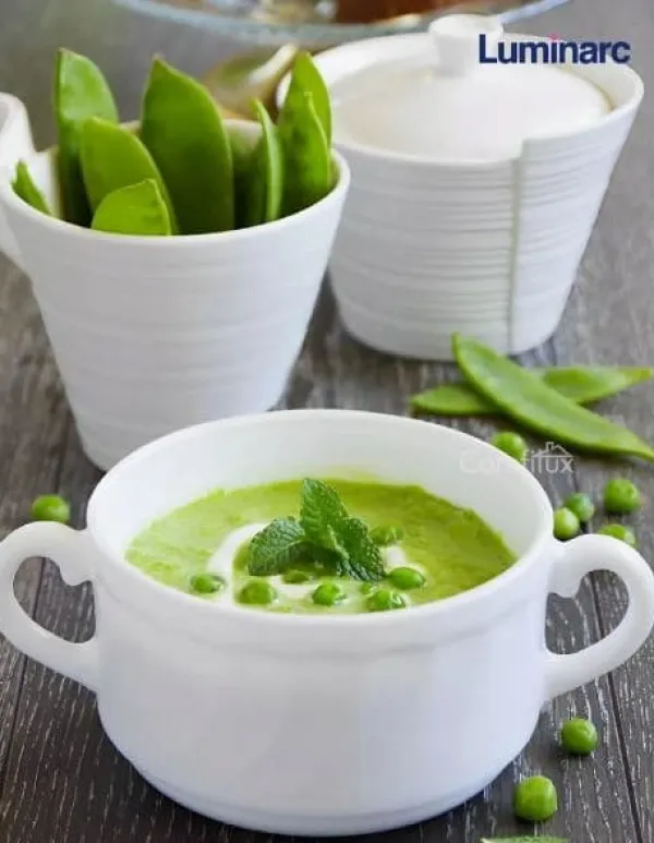 Tallerkener & Bordservicer>Luminarc Trianon BOUILLE 300 ml med håndtag SALATSKÅL LAVET I FRANKRIG