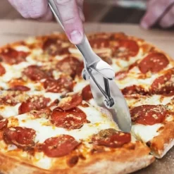 LUXY rund metal pizzaskærer 20 cm Sale