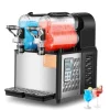 Slush-Ice Maskiner>3Lx2 Tank Kommerciel Slushy Maskine, Margarita Smoothie, Fryse Drink Maker, Hurtig Frysningsfunktion, Ideel til Fester og Arrangementer.