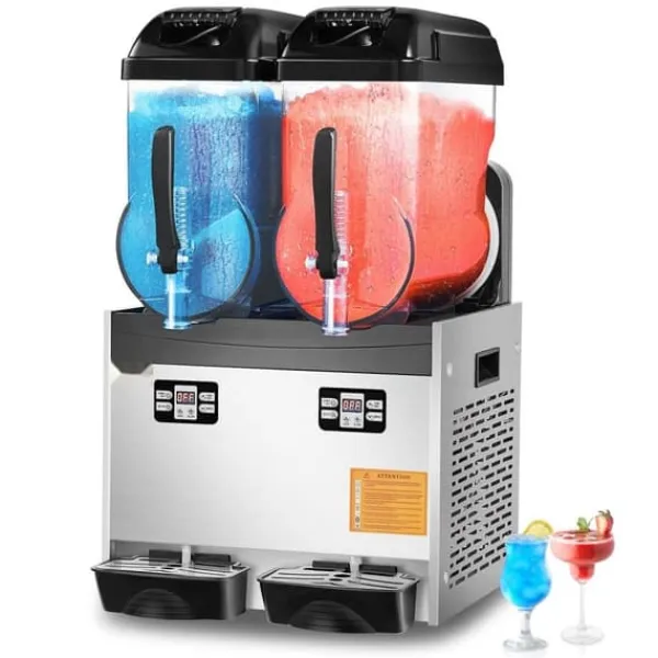 Slush-Ice Maskiner>12Lx2 Tank Kommerciel Slushy Maskine, Margarita, Smoothie, Frosne Drik, Hurtig Fryse, Ideel til Fest.