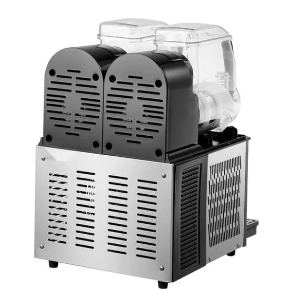 4Lx2 Tank Kommerciel Slushy Maskine, Margarita Smoothie, Fryse Drink Maker, hurtig frysefunktion, perfekt til fester. Online