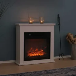 Radiatorer>Lykke el pejs S, 2000W, hvid