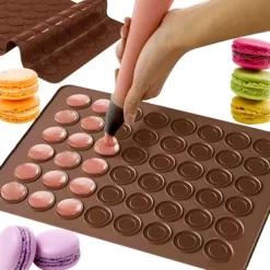 Bagning>Macaron Kageform i Silikone / Form - 48 pladser