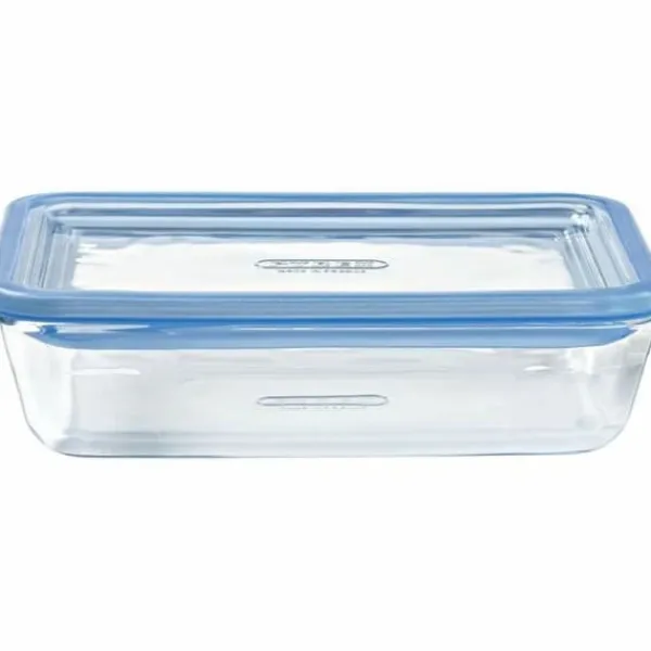 Beholdere Til Madopbevaring>Madkassesæt Pyrex Blå Gennemsigtig 2,6 L 3 Dele