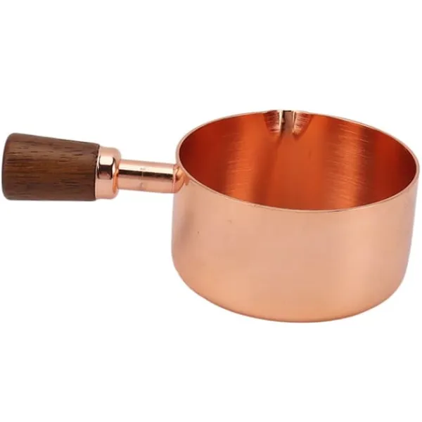 Målebægere & Måleskeer>Madlavningssaucekop Professionel 304 rustfrit stål saucekop med håndtag til madlavning Banket Udendørs Picnic Rose Gold 80ml